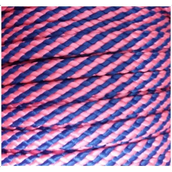 PPM touw 8 mm roze/blauw
